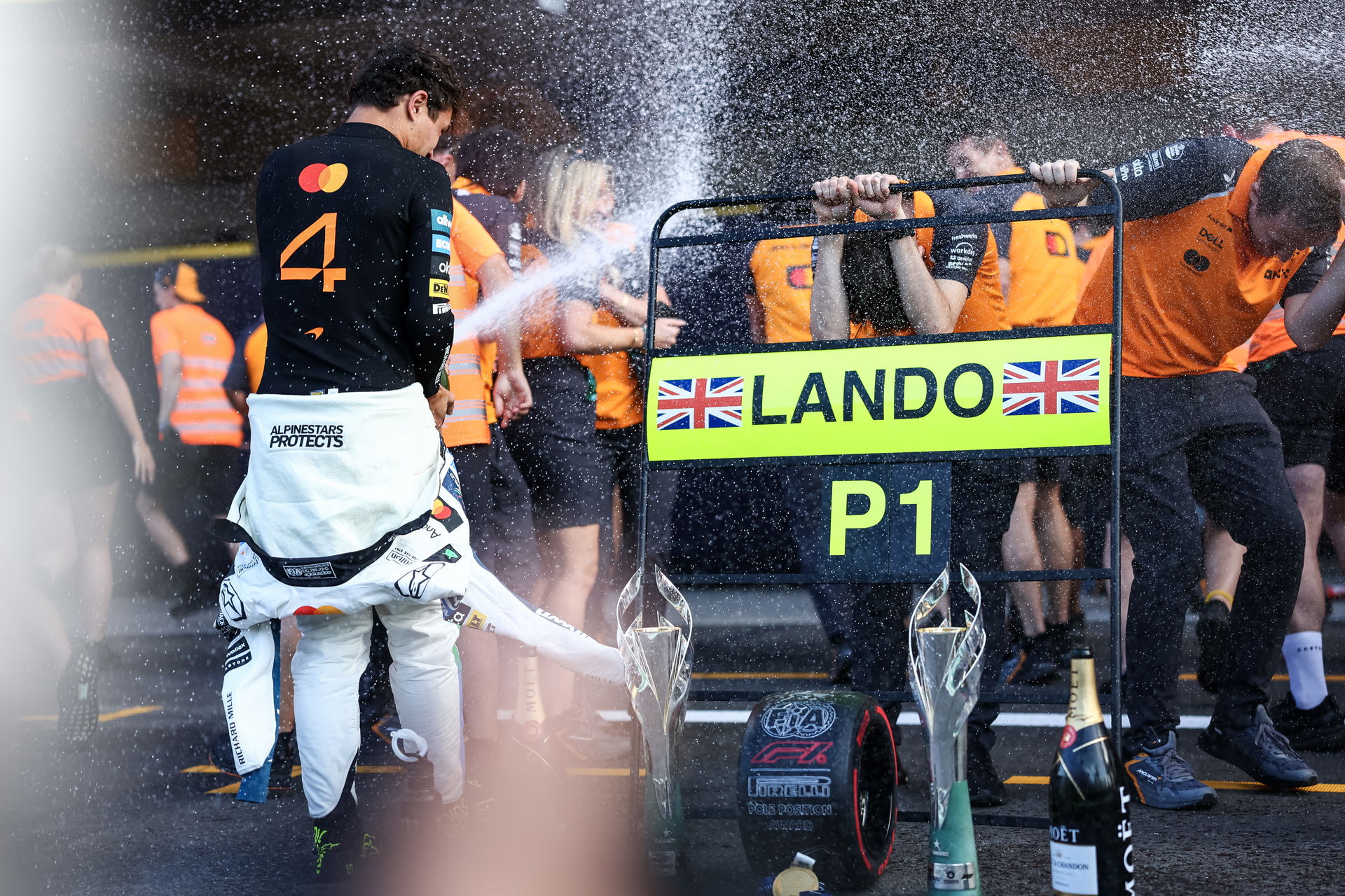 Norris celebrates important victory